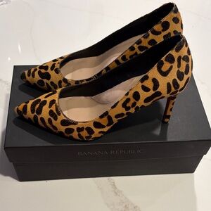 Banana Republic Animal Print Heels